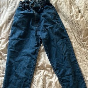 Blue mom jeans